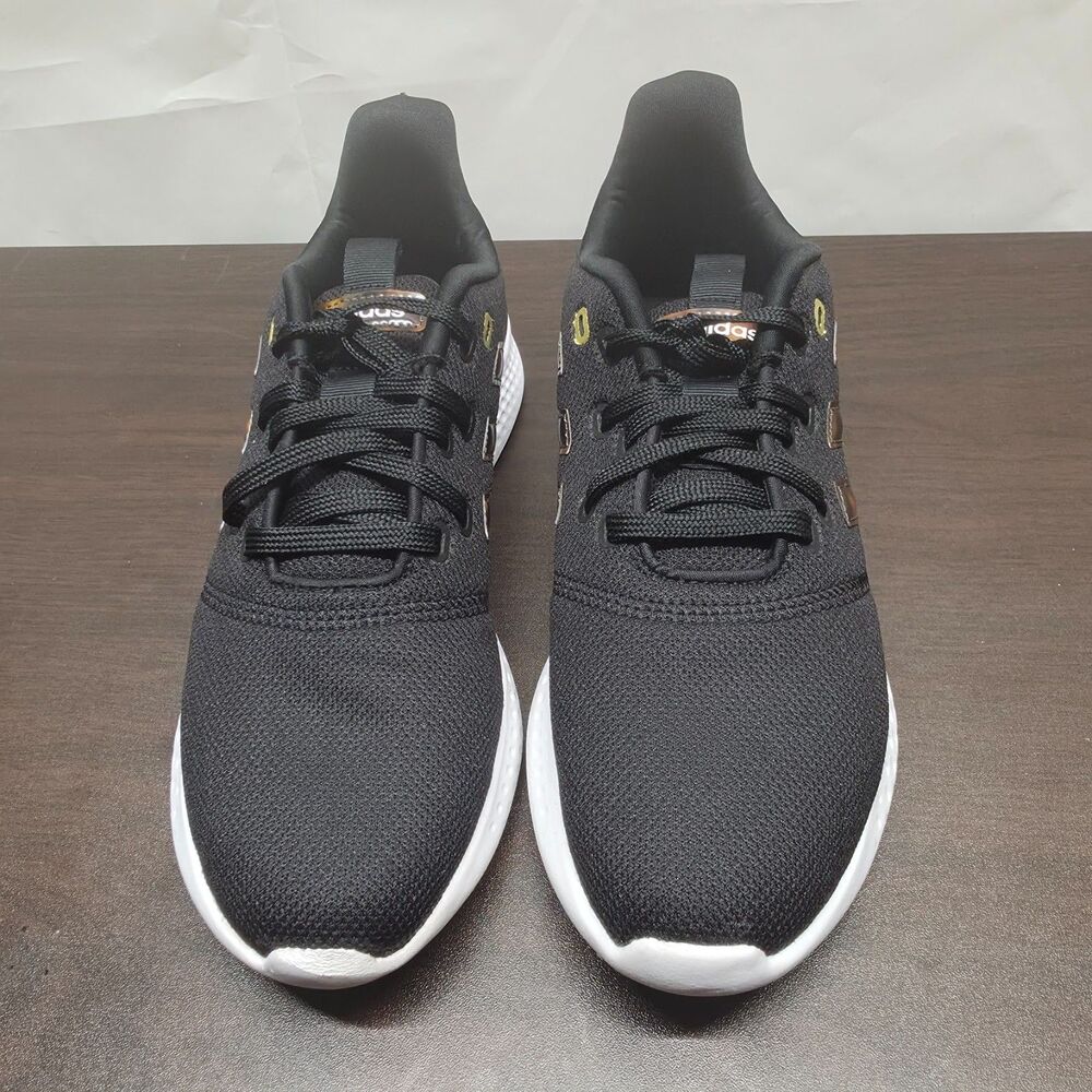 Adidas Women’s Puremotion Cloudfoam Black Animal Print Shoes Size 9